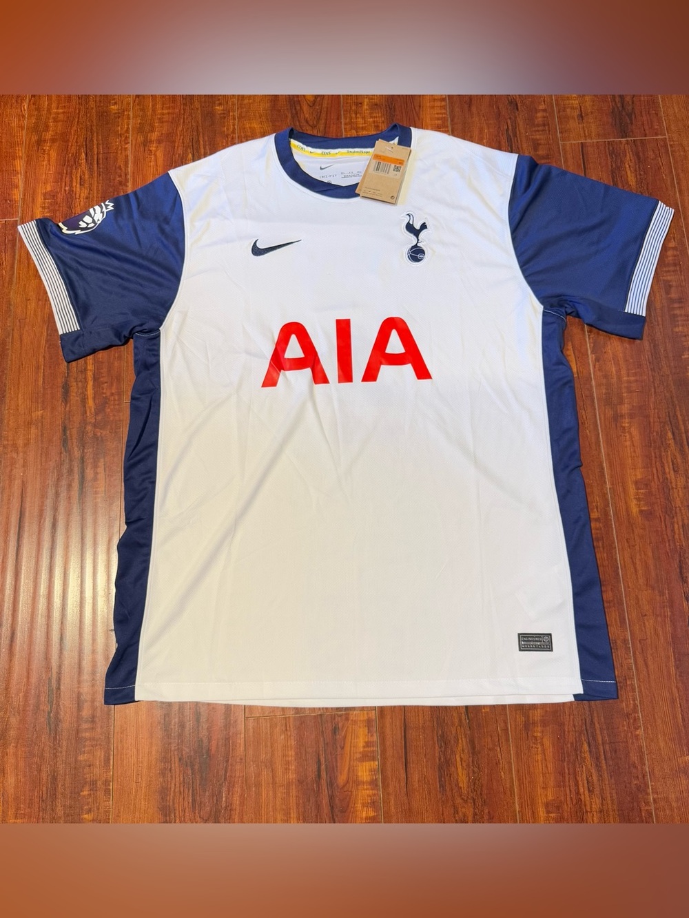 NWT Nike Tottenham Hotspur FC #7 Son 2024/25 Home Jersey Labeled 4XL-Fits 2XL.